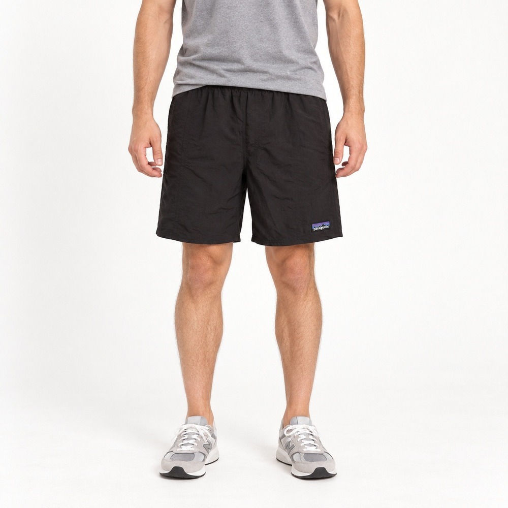 Patagonia Mens Baggies 5 Inch Shorts Black NetPlus Nylon Medium M 57022